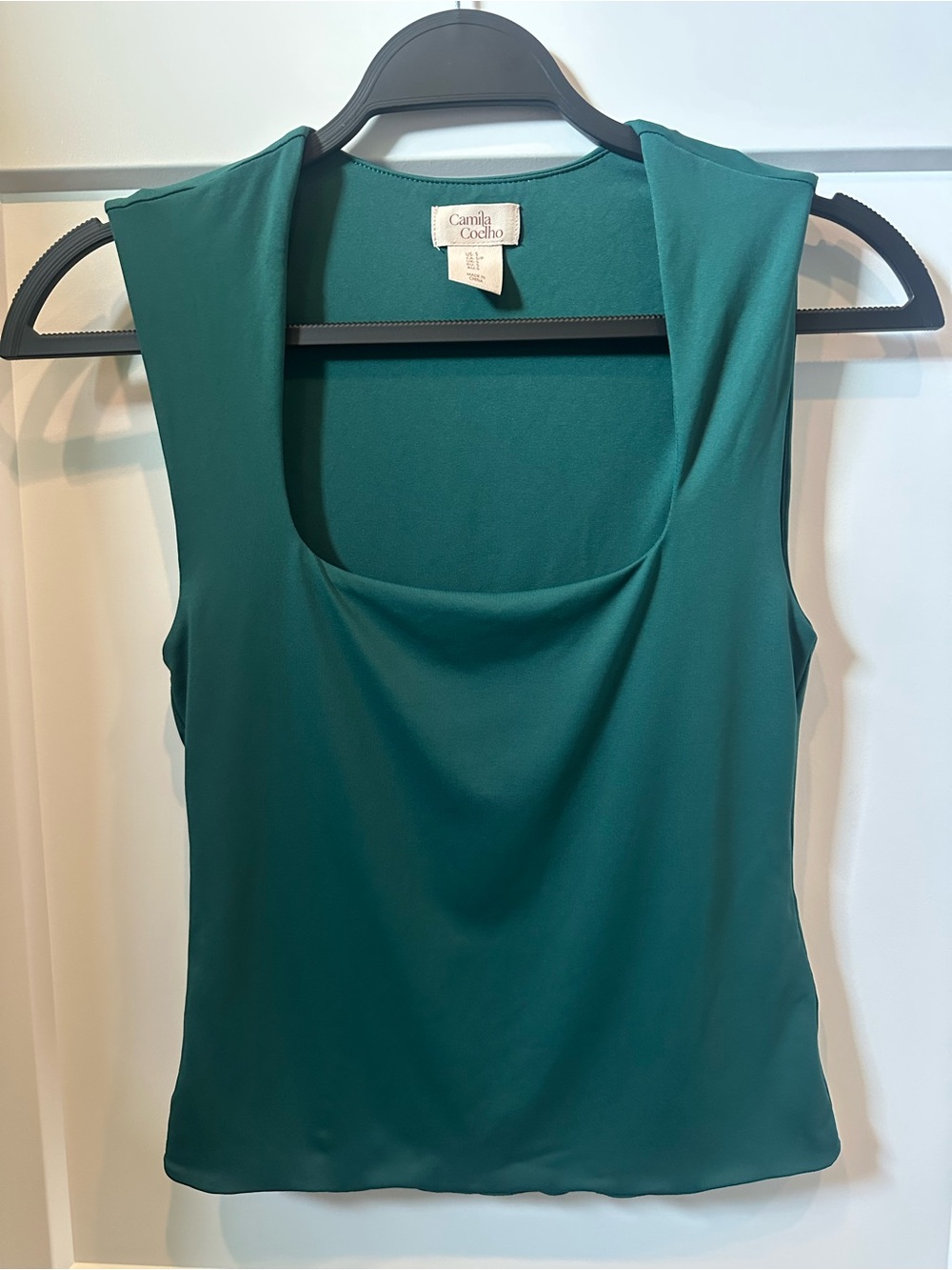 Camila Coelho green tank